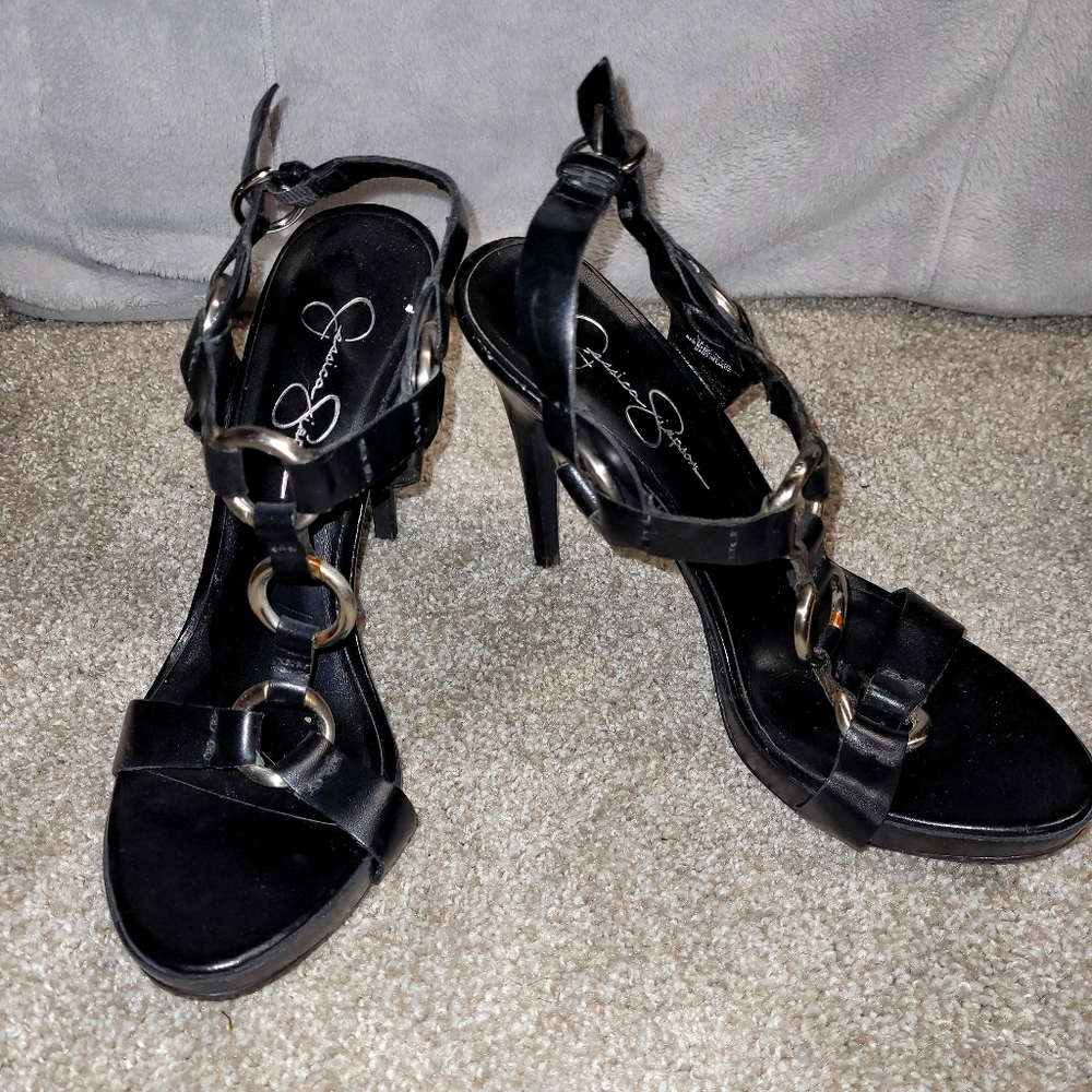 Jessica  Simpson t strap heels